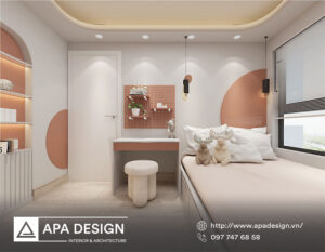 Phòng ngủ cho bé gái 6 – 10 tuổi