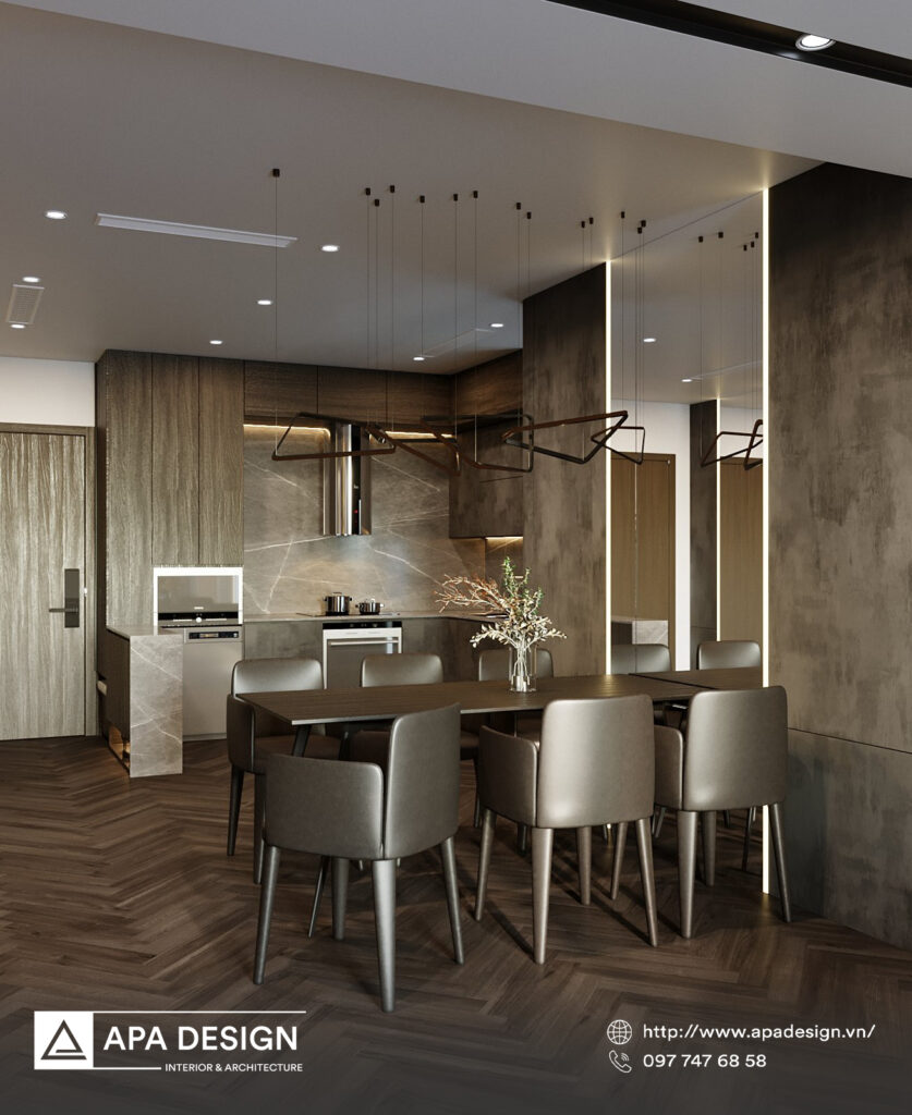 Thiết kế phòng bếp chung cư - APA Design 