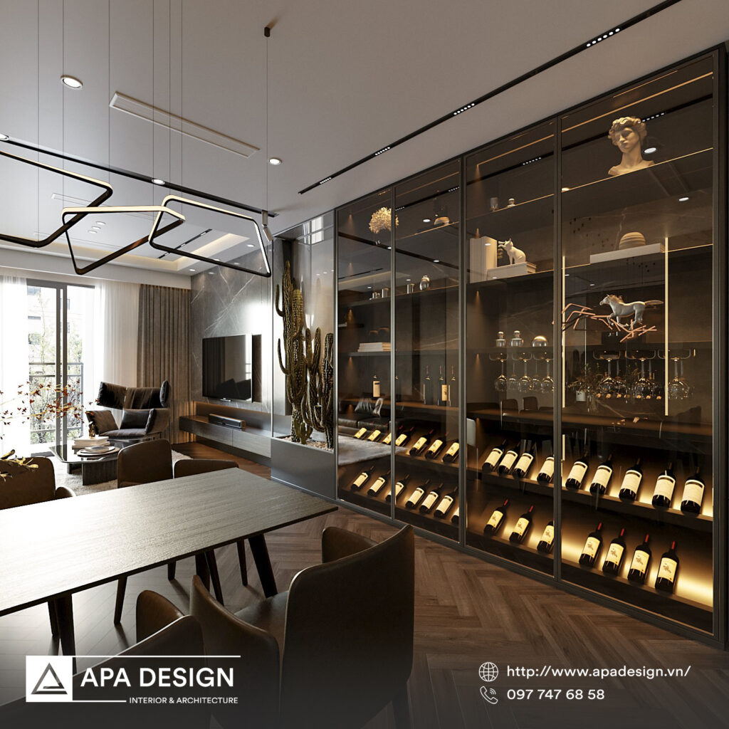 Thiết kế phòng khách chung cư - APA Design 