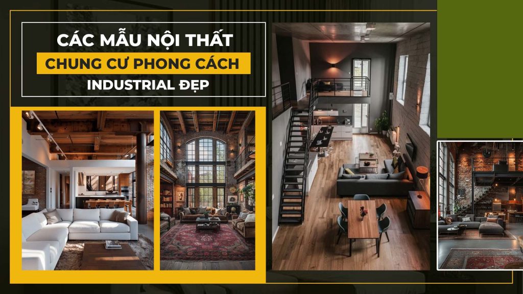 Khám Phá Mẫu Thiết Kế Nội Thất Chung Cư Phong Cách Industrial Đẹp 2025