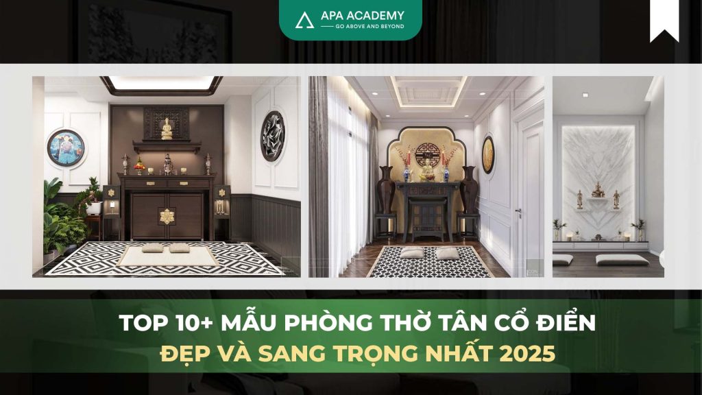 TOP 10+ Mẫu Phòng Thờ Tân Cổ Điển Đẹp, Xu Hướng 2025