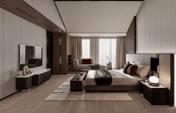 Mẫu Phòng Ngủ Master 50m2 Với Nội Thất Cao Cấp