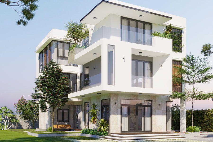 Biệt thự 3 tầng hiện đại