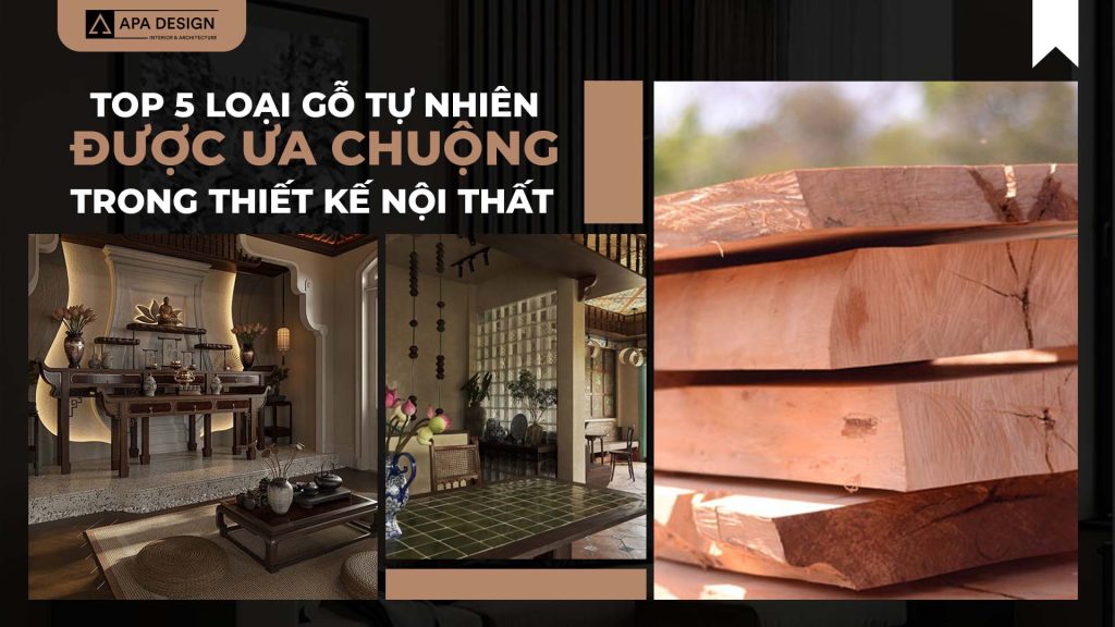Top 5 Loại Gỗ Tự Nhiên Được Ưa Chuộng Trong Thiết Kế Nội Thất