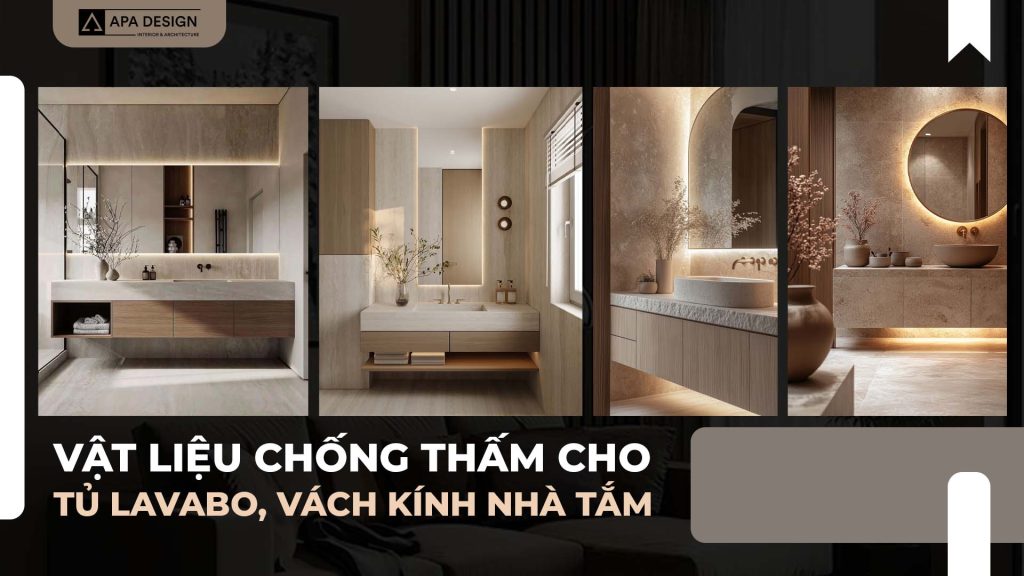Vật Liệu Chống Thấm Cho Tủ Lavabo, Vách Kính Nhà Tắm