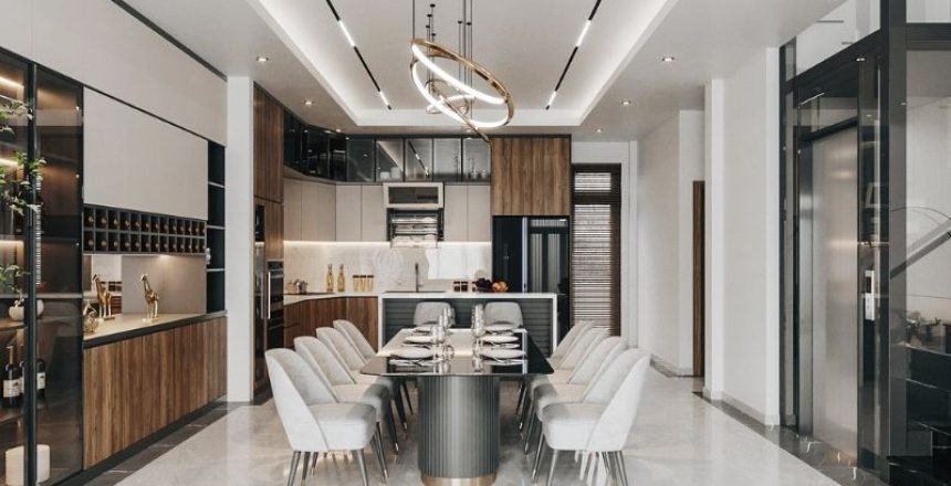 Mẫu trần bếp hiện đại
