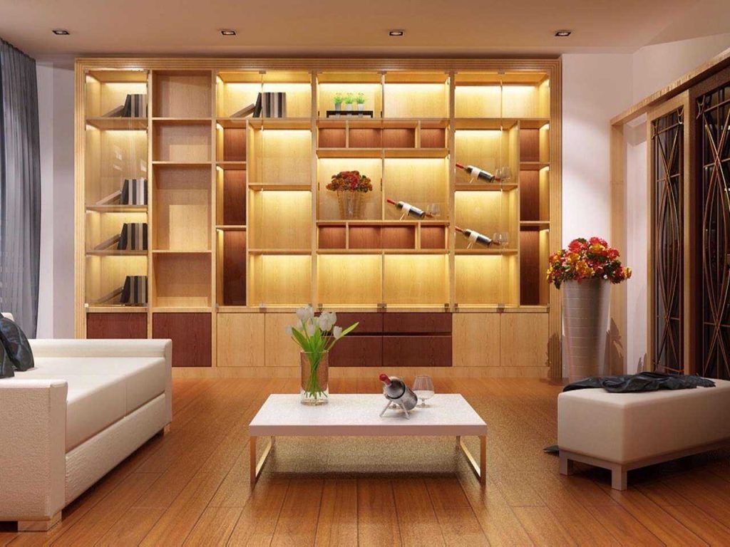 Kệ tủ trang trí gỗ