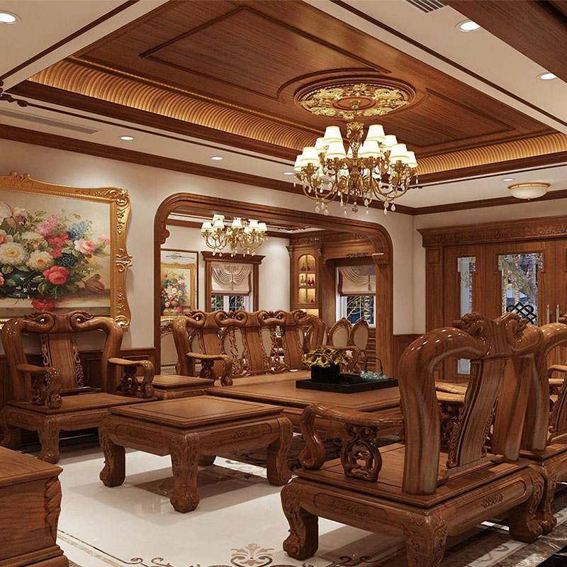 Nội thất gỗ gõ đỏ