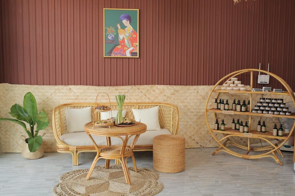 Nội thất mây tre đẹp phong cách Boho
