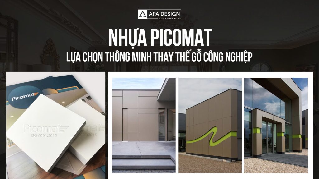 Nhựa Picomat - Lựa chọn thông minh thay thế gỗ công nghiệp
